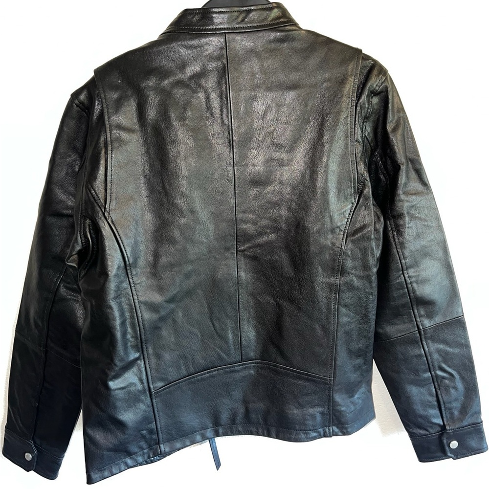 BlankNYC 100% Goatskin Leather Jacket - INTOXICATING JACKET in Black - Picture 6 of 13